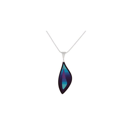 Ocean Purple Curved Small Pendant