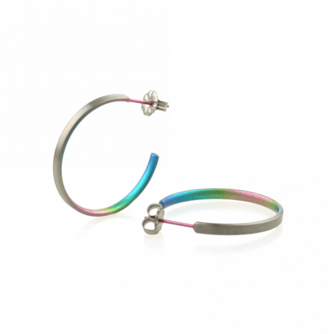 Rainbow & Matte Small Hoop | Earrings