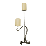 Double Round Candle Stand