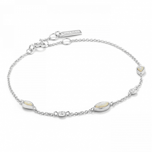 Silver Opal Colour Bracelet