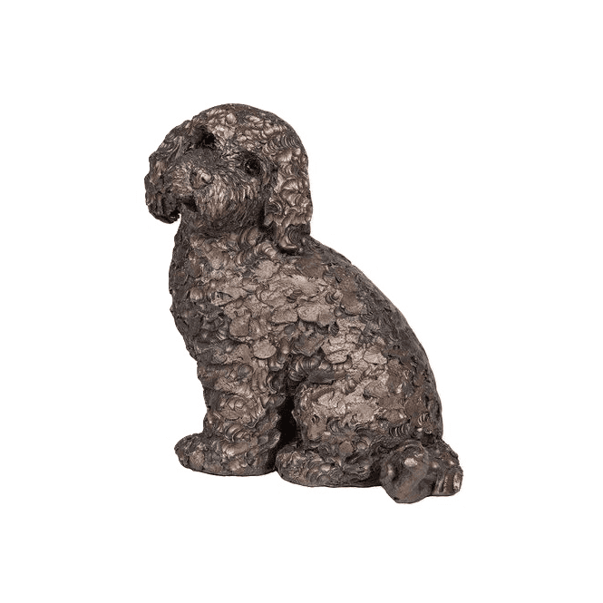 Jasper Cockapoo Sitting Sculpture