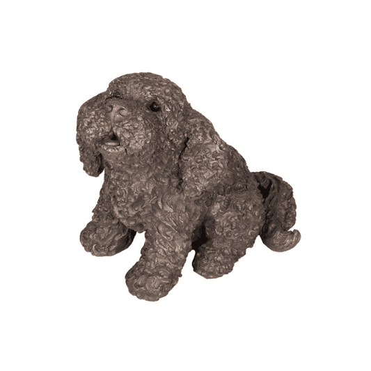 Frankie Large Cockapoo Sitting Sculpture