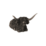 Small Highland Bull Sitting Sculpture
