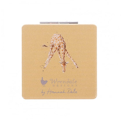 Giraffe Square Pocket Mirror