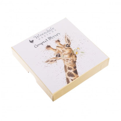 Giraffe Square Pocket Mirror