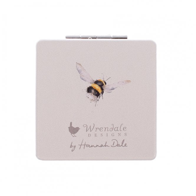 Bee Square Pocket Mirror