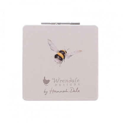 Bee Square Pocket Mirror