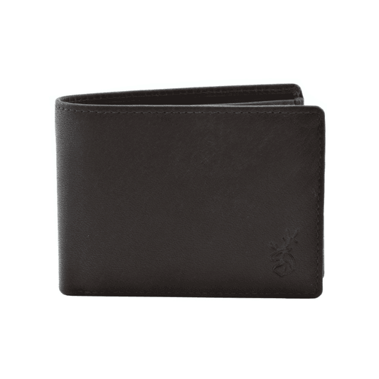 Shaftsbury Fold Over Wallet with Coin Pocket in Brown