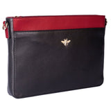 Mason Cross Body Bag in Black & Red