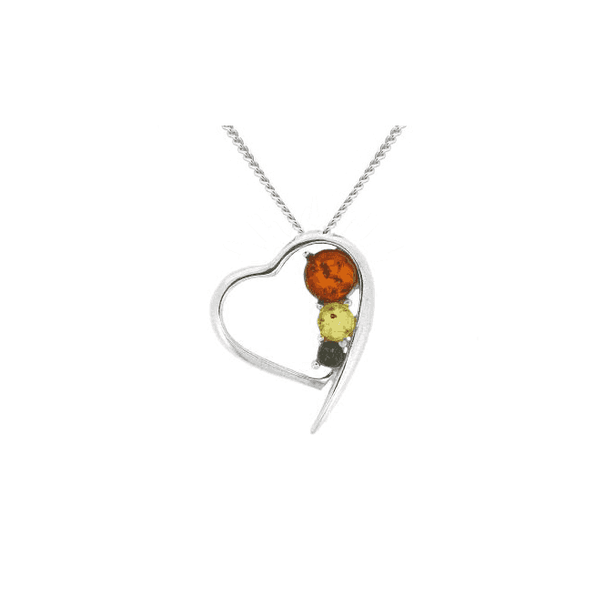 Mixed Amber Amour Pendant