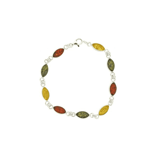 Mixed Amber Marquis Bracelet