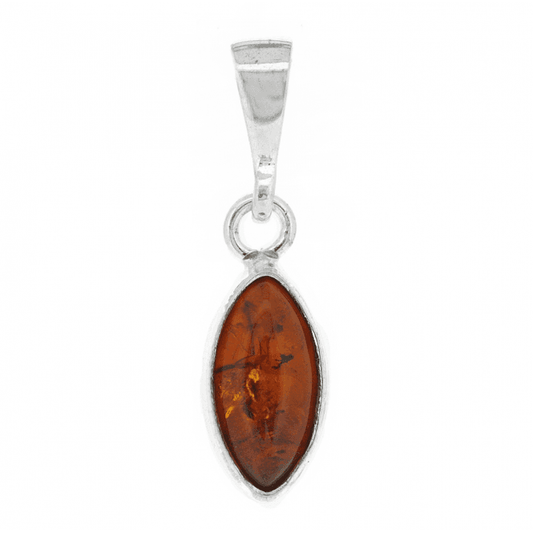 Amber Marquise Pendant