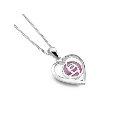Mackintosh Mother of Pearl Heart Pendant
