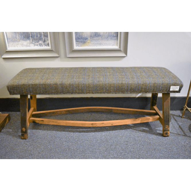 Harris Tweed Bench - Grey