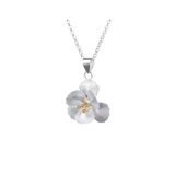 Cherry Blossom Silver & Gold Pendant