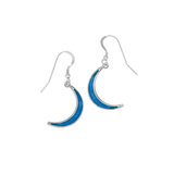 Mortidys Silver & Enamel Drop Earrings