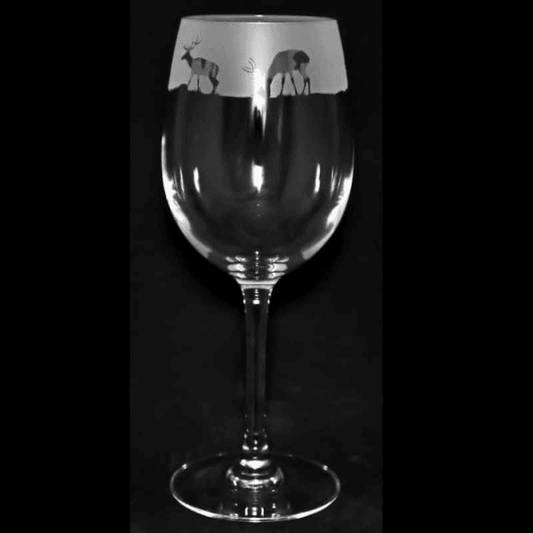 Stag Wine Glass