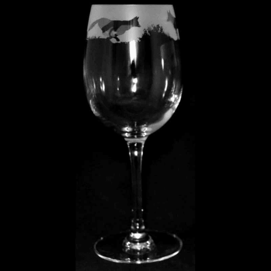 Fox Wine Glass
