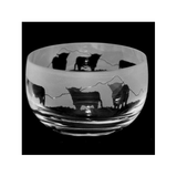 Highland Cow Small Crystal Bowl