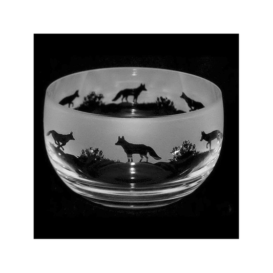 Fox Small Crystal Bowl