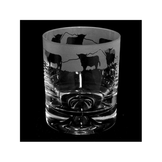 Highland Cow Whisky Tumbler