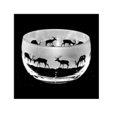 Stag Small Crystal Bowl