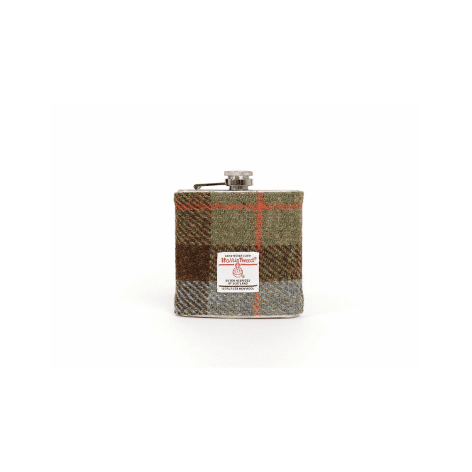 Macleod Harris Tweed 6oz Hip Flask