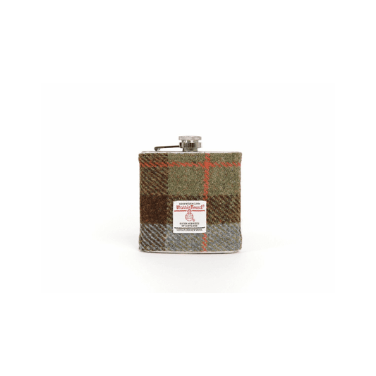 Macleod Harris Tweed 6oz Hip Flask