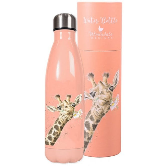 Pink Giraffe Water Bottle