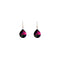 Pink Starburst Drop Earrings