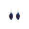 Rose Purple Drop Earrings