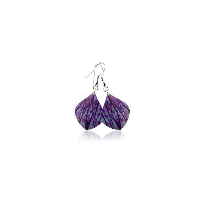 Honesty Purple Drop Earrings