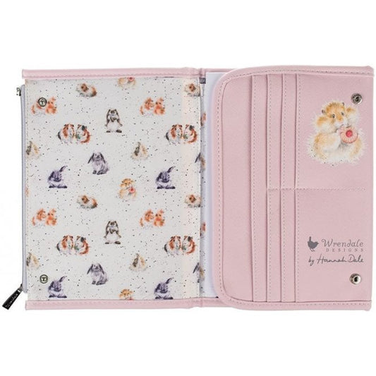 Pink Piggy in the Middle Notebook Wallet