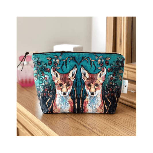 Fox in Brambles Make-Up Bag