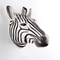 Zebra Wall Vase