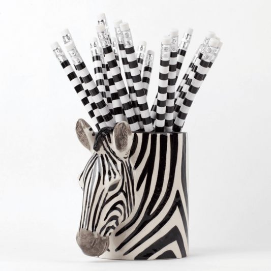 Zebra Pencil Pot