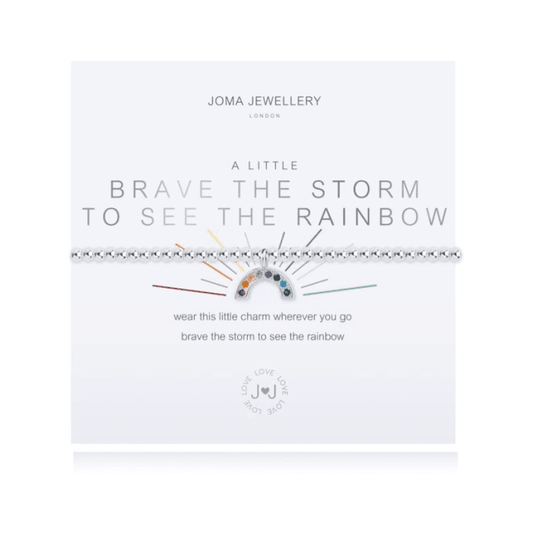 A Little Brave The Storm To See The Rainbow Bracelet