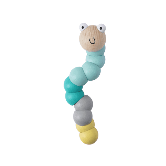Wooden Wiggly Worm Toy