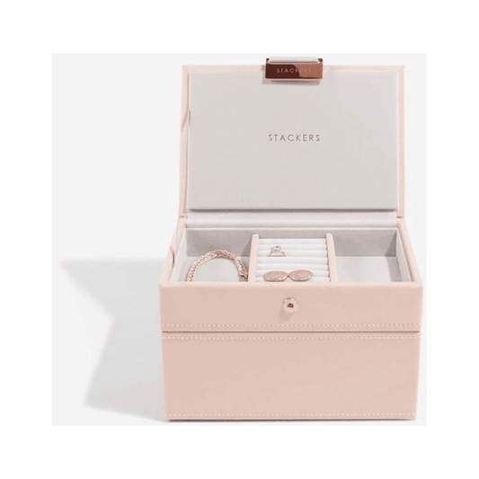 Mini Classic Jewellery Box in Blush Pink