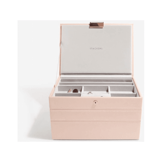 Medium Classic Jewellery Box in Blush Pink