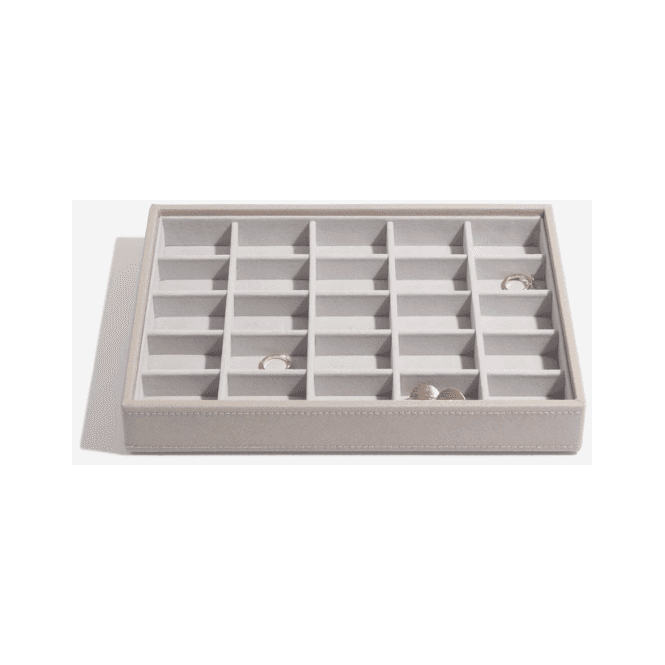 Medium Classic Jewellery Box Trinket Layer in Taupe