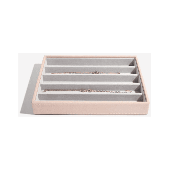 Medium Classic Jewellery Box Necklace Layer in Blush Pink