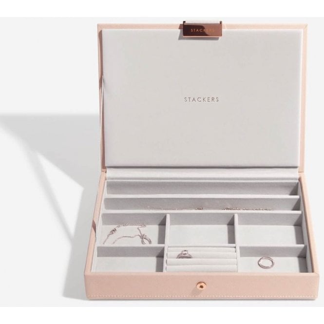 Medium Classic Jewellery Box in Blush Pink