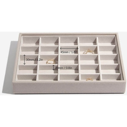 Medium Classic Jewellery Box Trinket Layer in Taupe