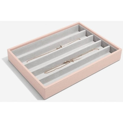 Medium Classic Jewellery Box Necklace Layer in Blush Pink