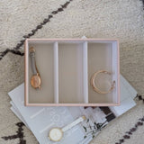 Medium Classic Jewellery Box Watch & Accessories Layer in Blush Pink
