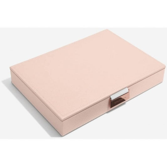 Medium Classic Jewellery Box with Lid in Blush Pink