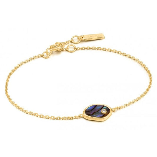 Tidal Abalone Gold Bracelet