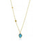 Gold Turquoise Necklace