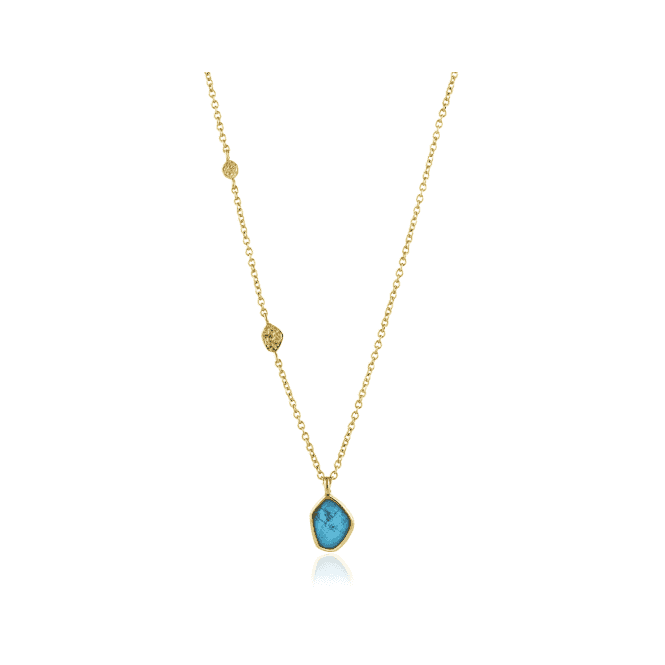 Gold Turquoise Necklace